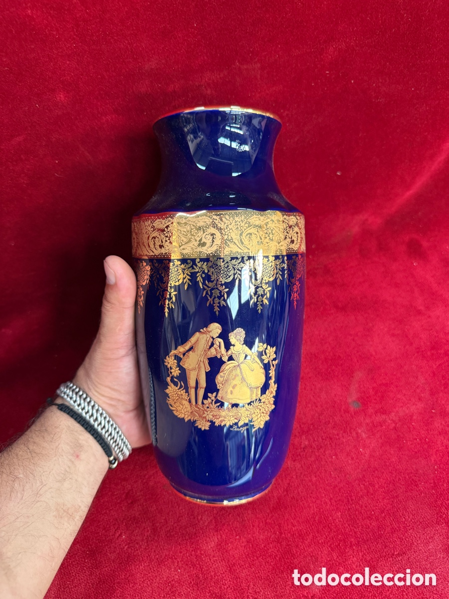 Antig&uuml;edades: Precioso jarron antiguo de Imperia Limoges!