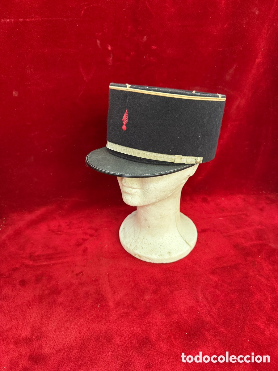Antig&uuml;edades: Antiguo sombrero Kepi militar frances a&ntilde;os 40!