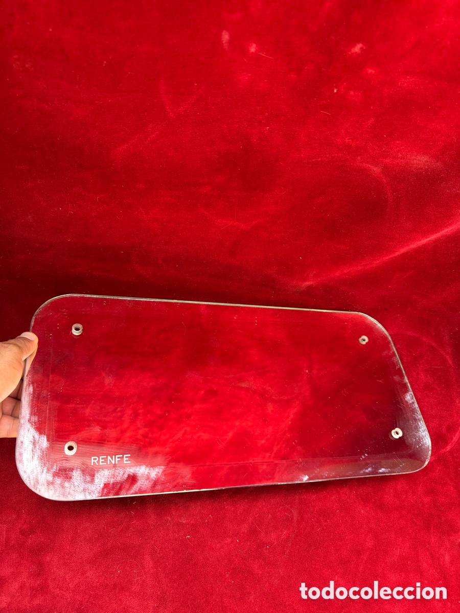 Antig&uuml;edades: Antiguo espejo de tren RENFE!