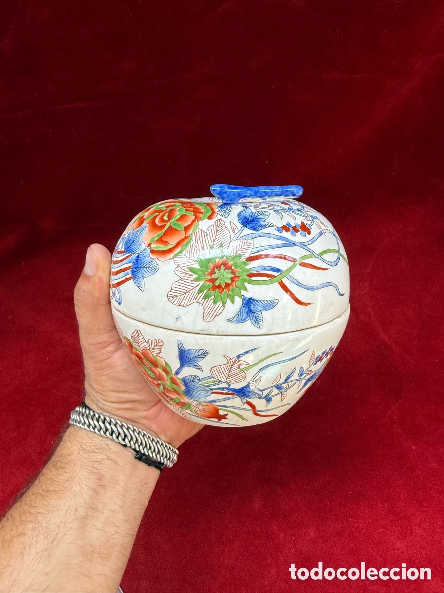 Antig&uuml;edades: Antiguo bol chino de ceramica,Sellado!bastante antiguo