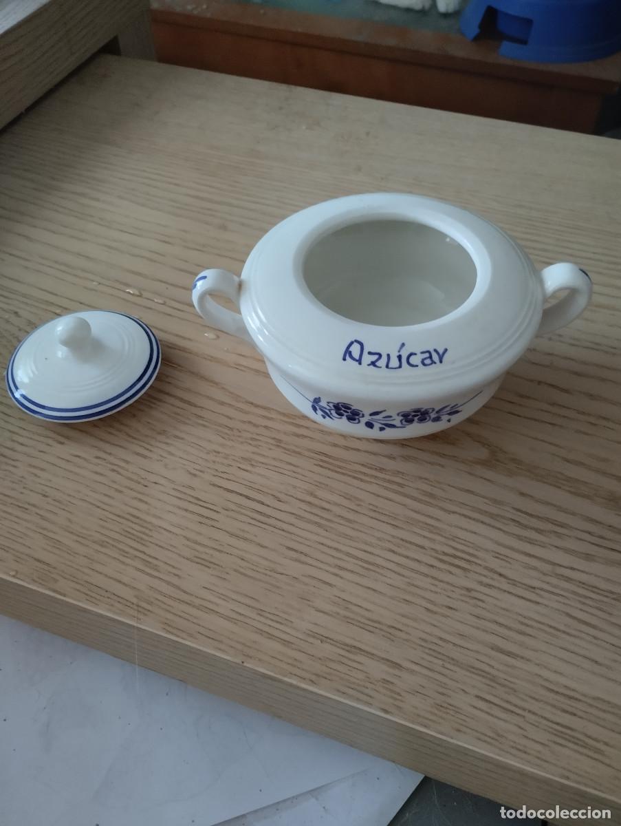 Antig&uuml;edades: azucarero de ceramica - Foto 2