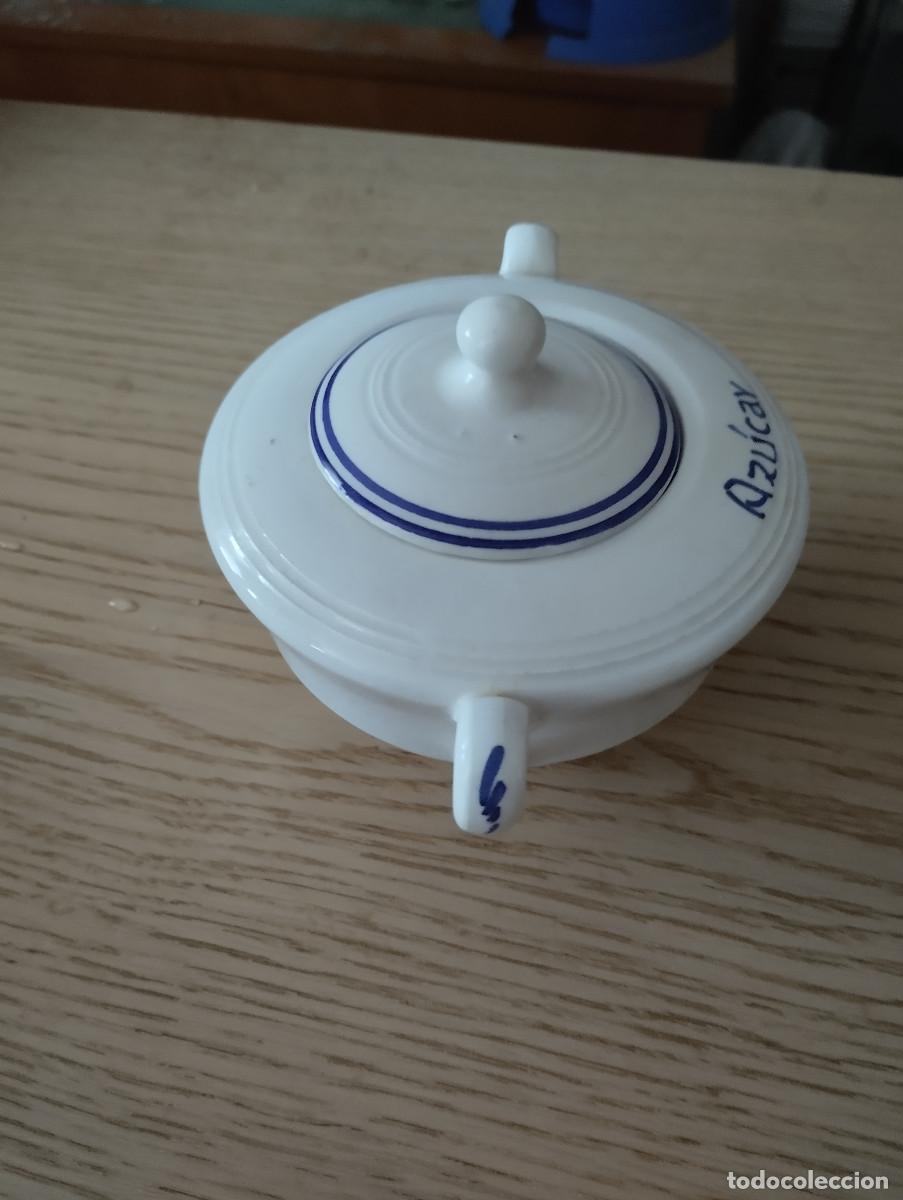 Antig&uuml;edades: azucarero de ceramica - Foto 3