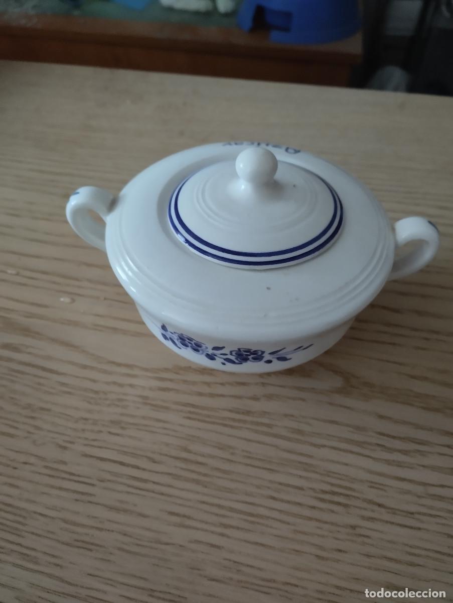 Antig&uuml;edades: azucarero de ceramica - Foto 4