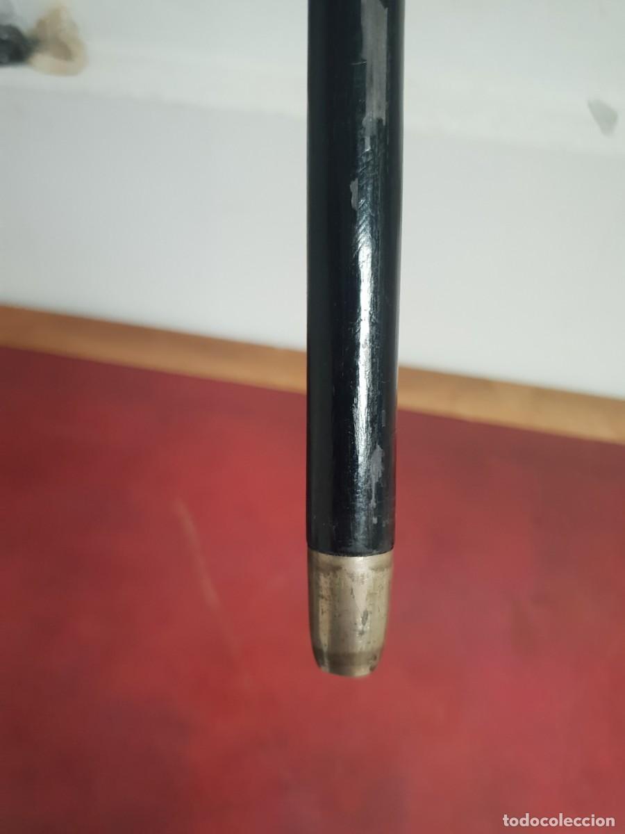 Antig&uuml;edades: Baston mango plata contrastada - Foto 5