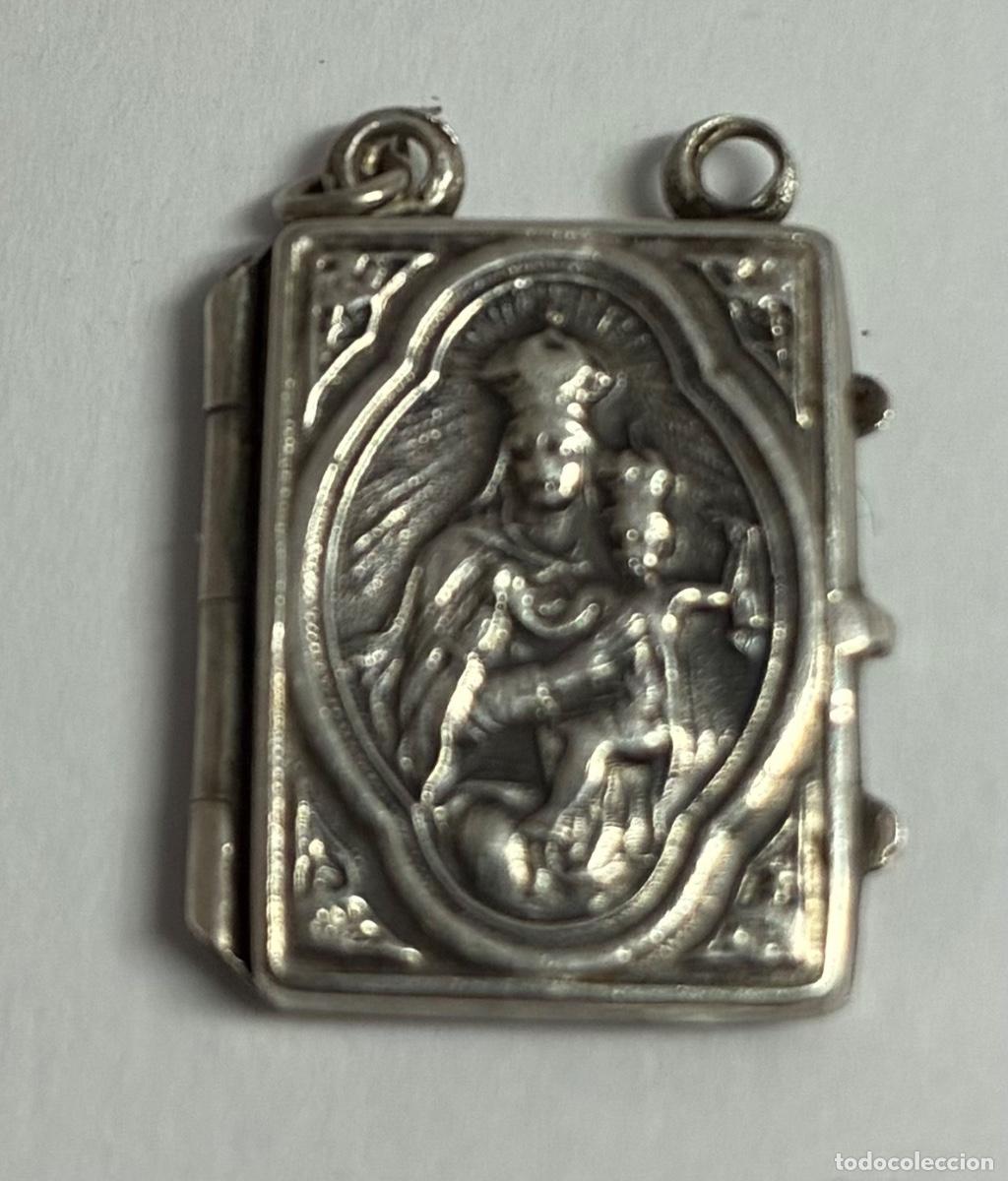 Antig&uuml;edades: ESCAPULARIO VIRGEN DEL CARMEN PLATA