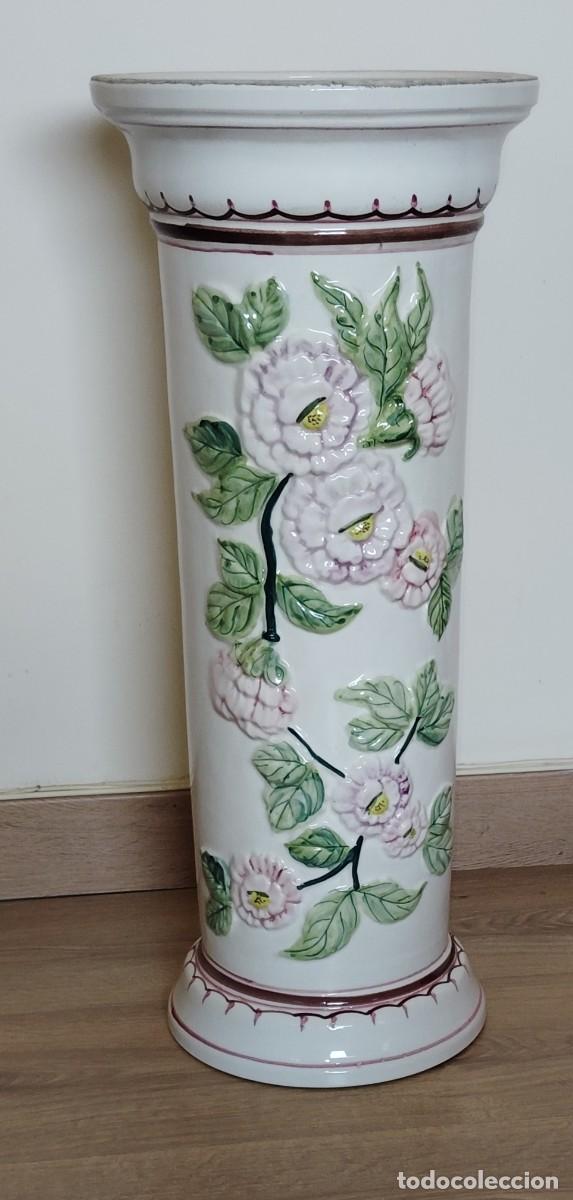 Antiques: MACETERO, PEANA, COLUMNA...ENVIO CERTIFICADO INCLUIDO.