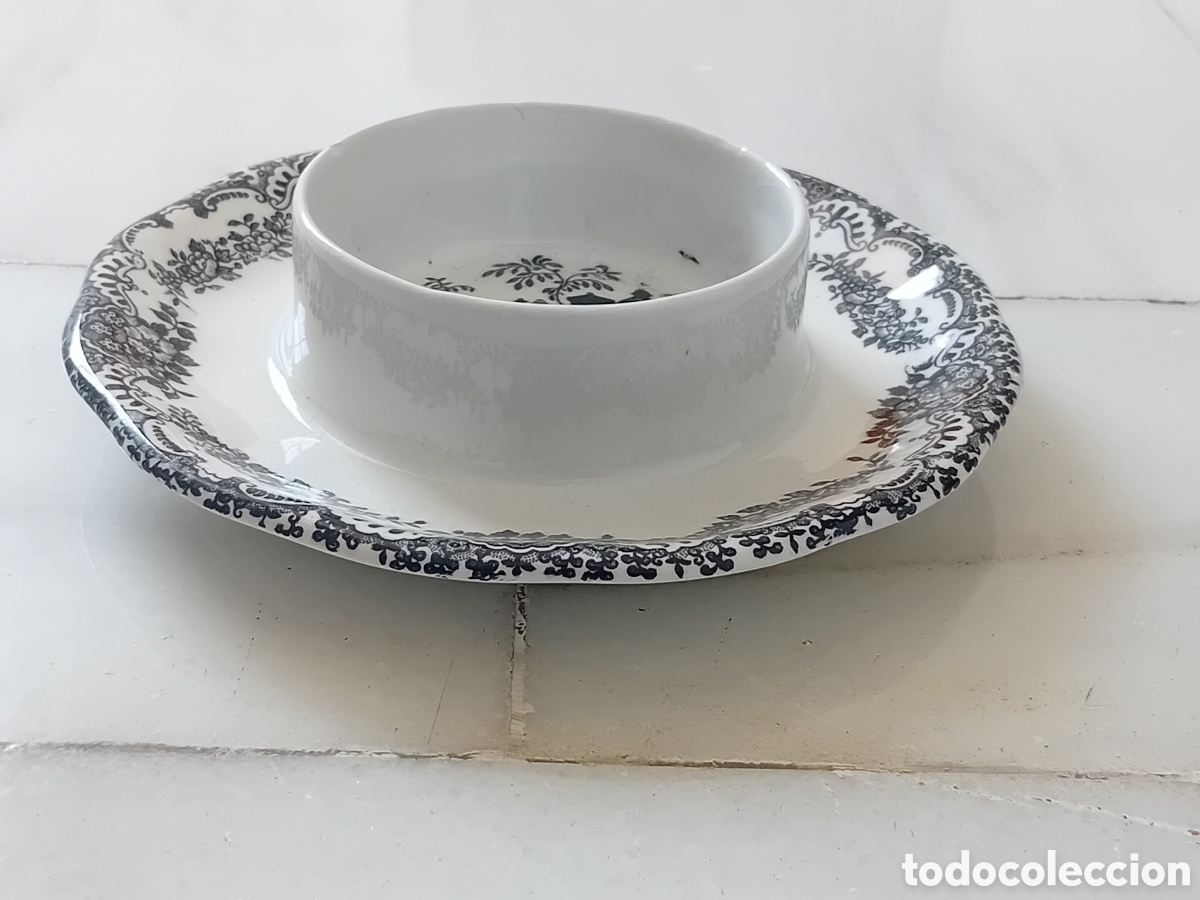 Antig&uuml;edades: PLATO POSTRE PICKMAN LA CARTUJA DE SEVILLA. EN MUY BUEN ESTADO.