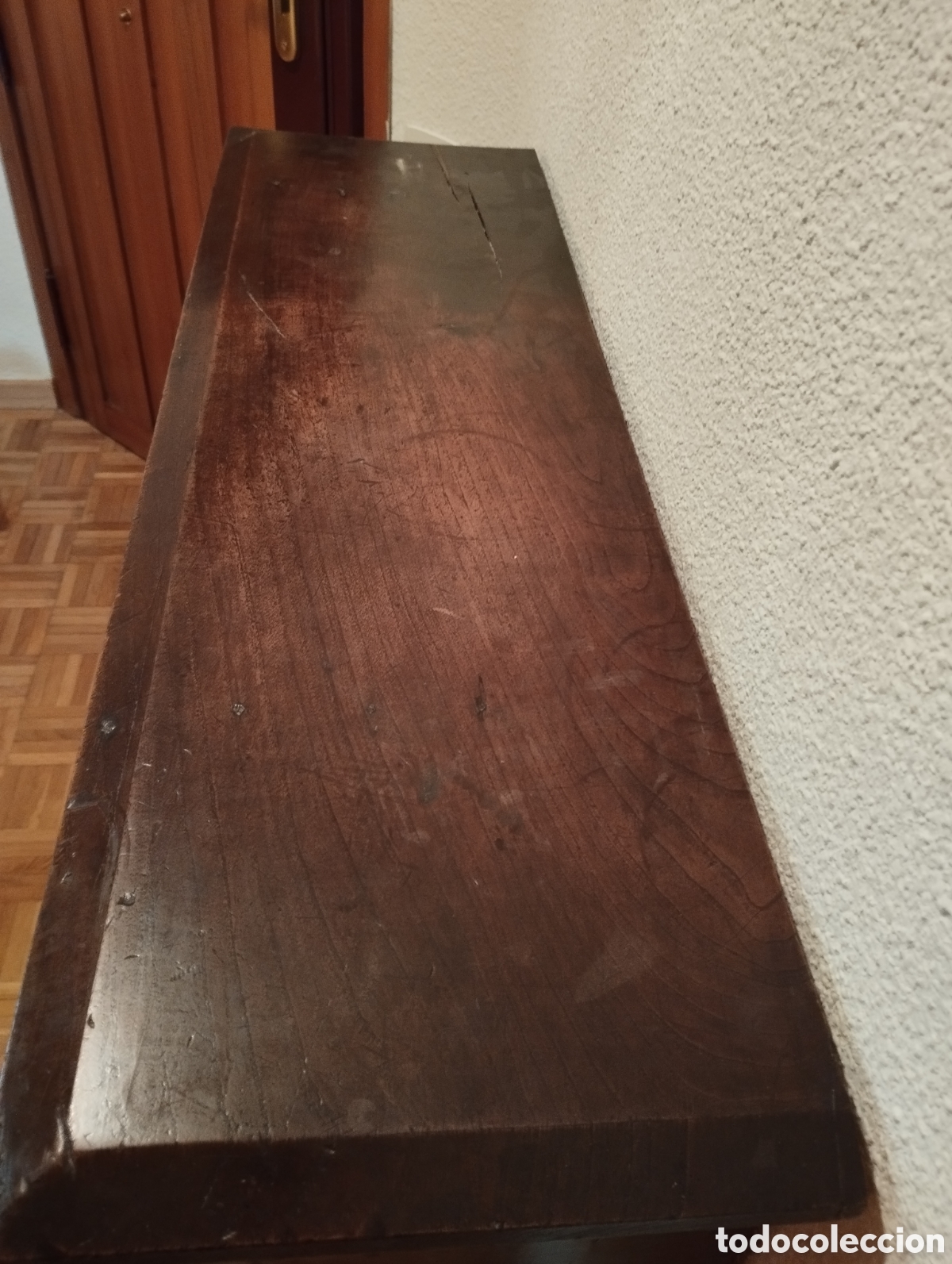 Antig&uuml;edades: Arca Castellana Madera Tallada - Foto 7