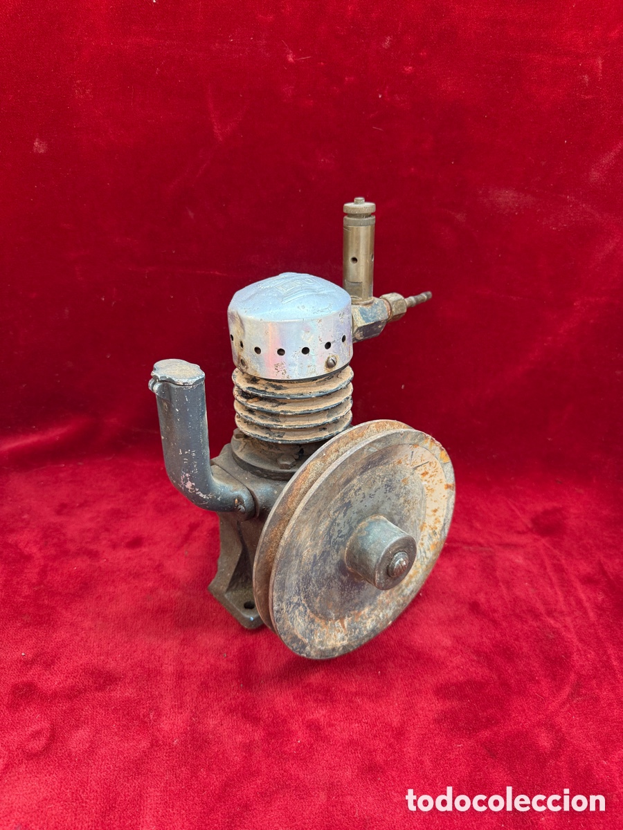 Antig&uuml;edades: Antiguo compresor(motor)marca Leo,funcionando!
