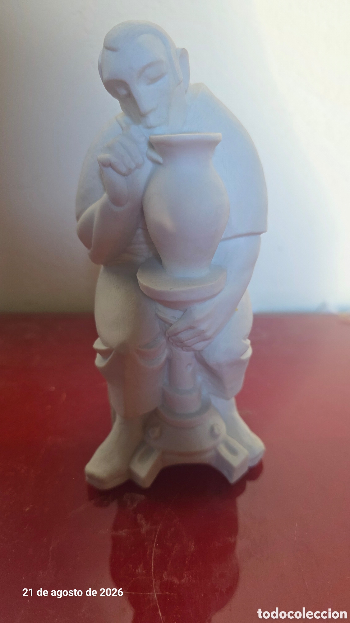 Antig&uuml;edades: Figura porcelana algora