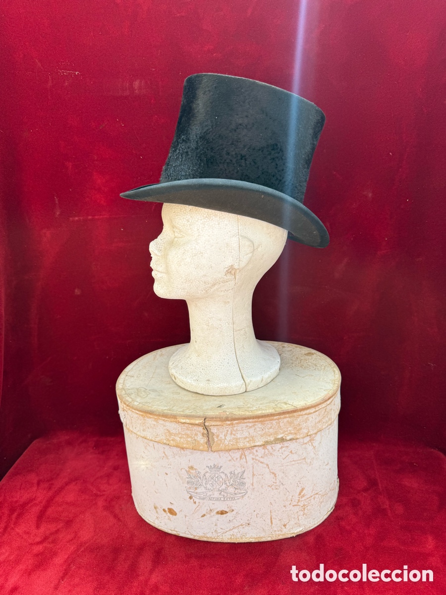 Antig&uuml;edades: Antiguo sombrero-chistera de copa!a&ntilde;os 20,Tortosa