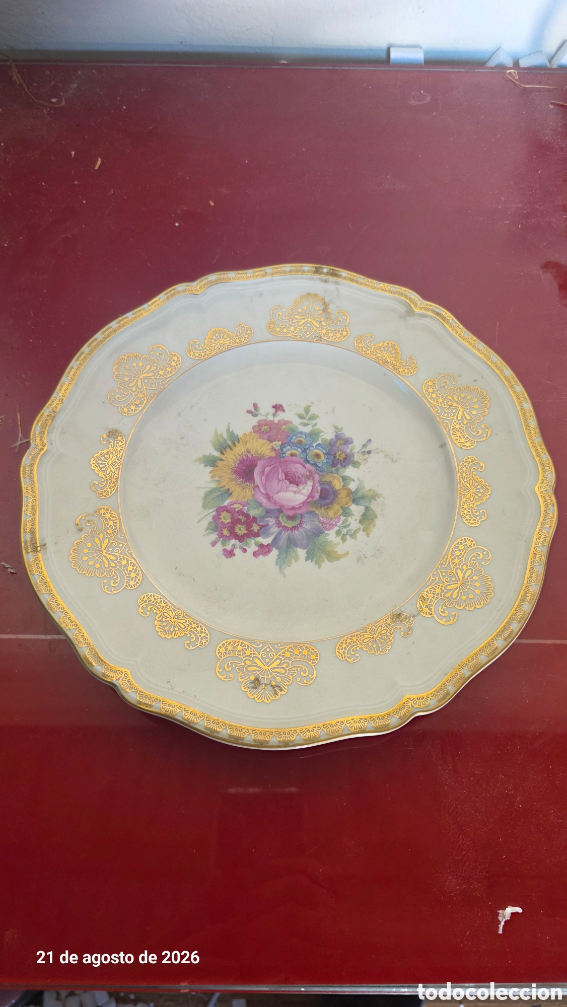 Antig&uuml;edades: Plato porcelana alemana rosenthal