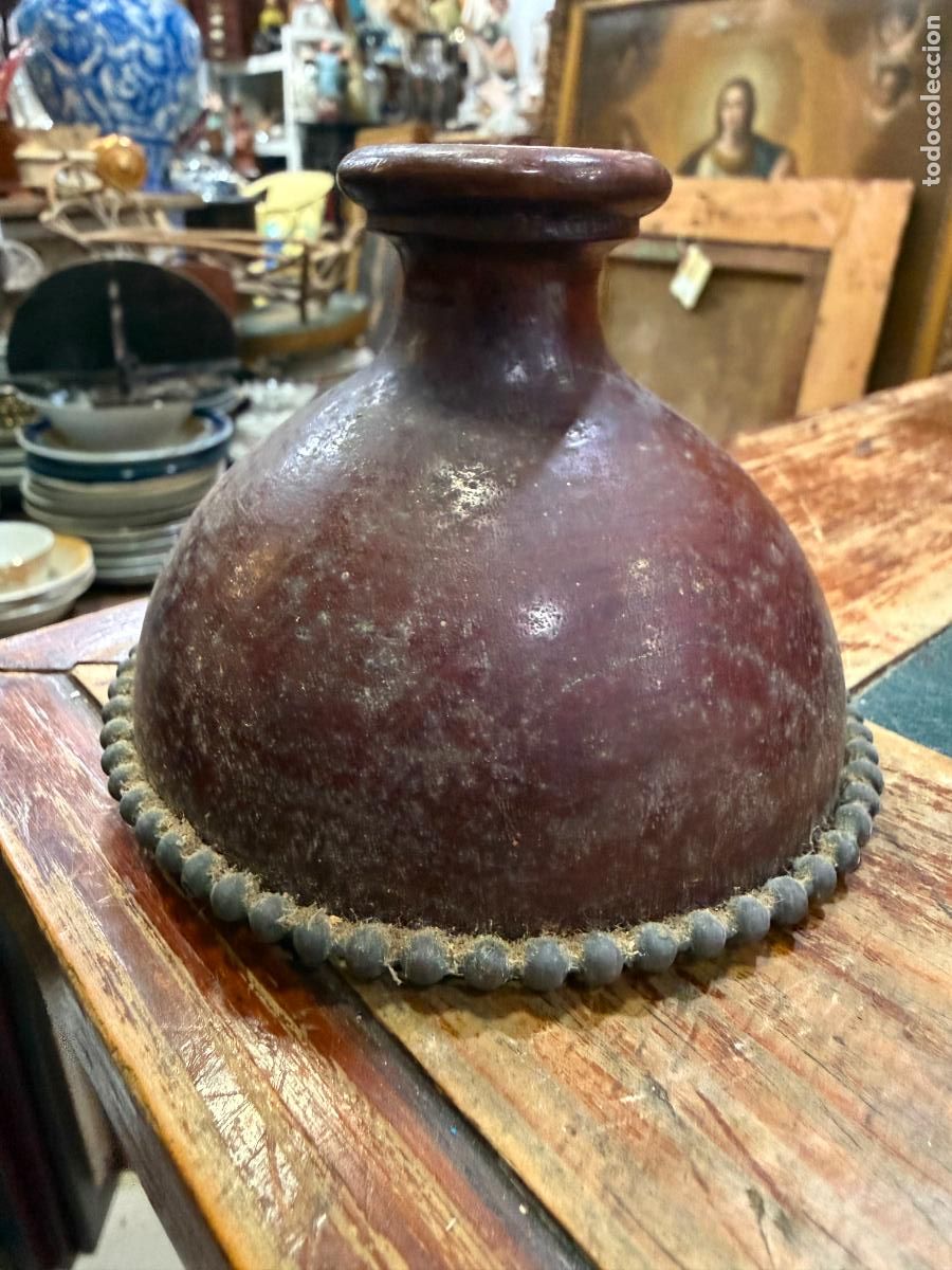 Antig&uuml;edades: ANTIGUA PEANA BASE DE MADERA PARA CRISTO CRUCIFICADO - MEDIDA 10X7 CM Y 1,5 CM DE HUECO - RELIGIOSO