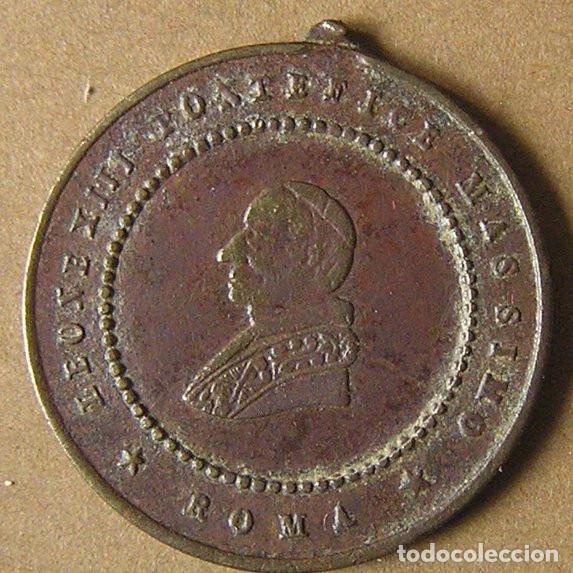 Antig&uuml;edades: MEDALLA DE LE&Oacute;N XIII Y P&Iacute;O IX