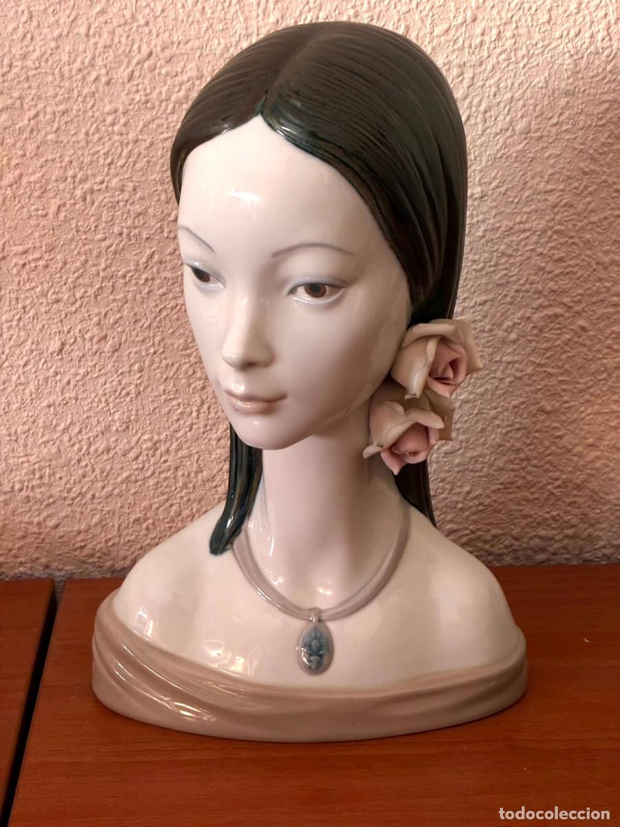 Antig&uuml;edades: FIGURA PORCELANA LLADRO - BUSTO MAJA