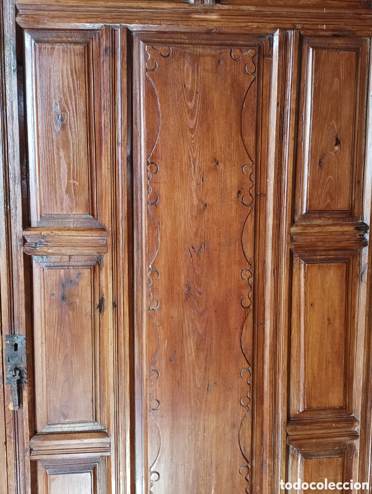 Antig&uuml;edades: PUERTA ANTIGUA DE MADERA - Foto 3