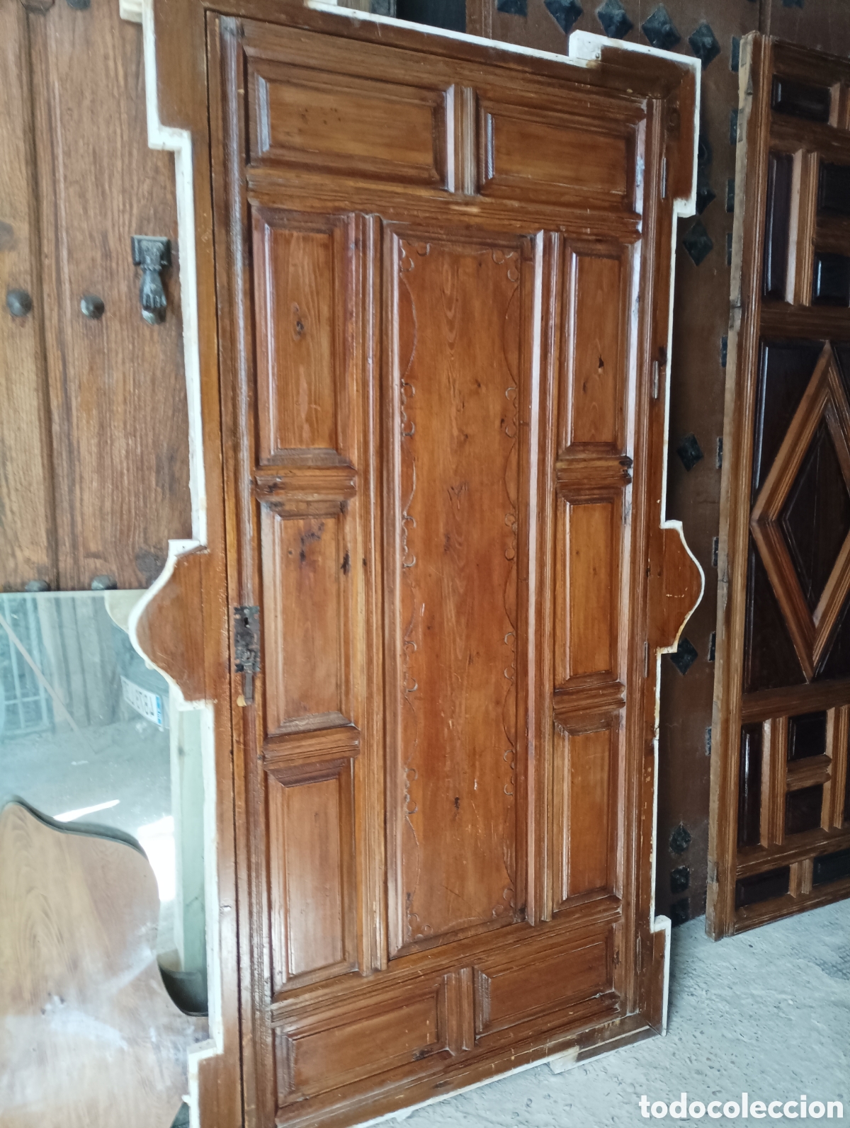 Antig&uuml;edades: PUERTA ANTIGUA DE MADERA - Foto 4