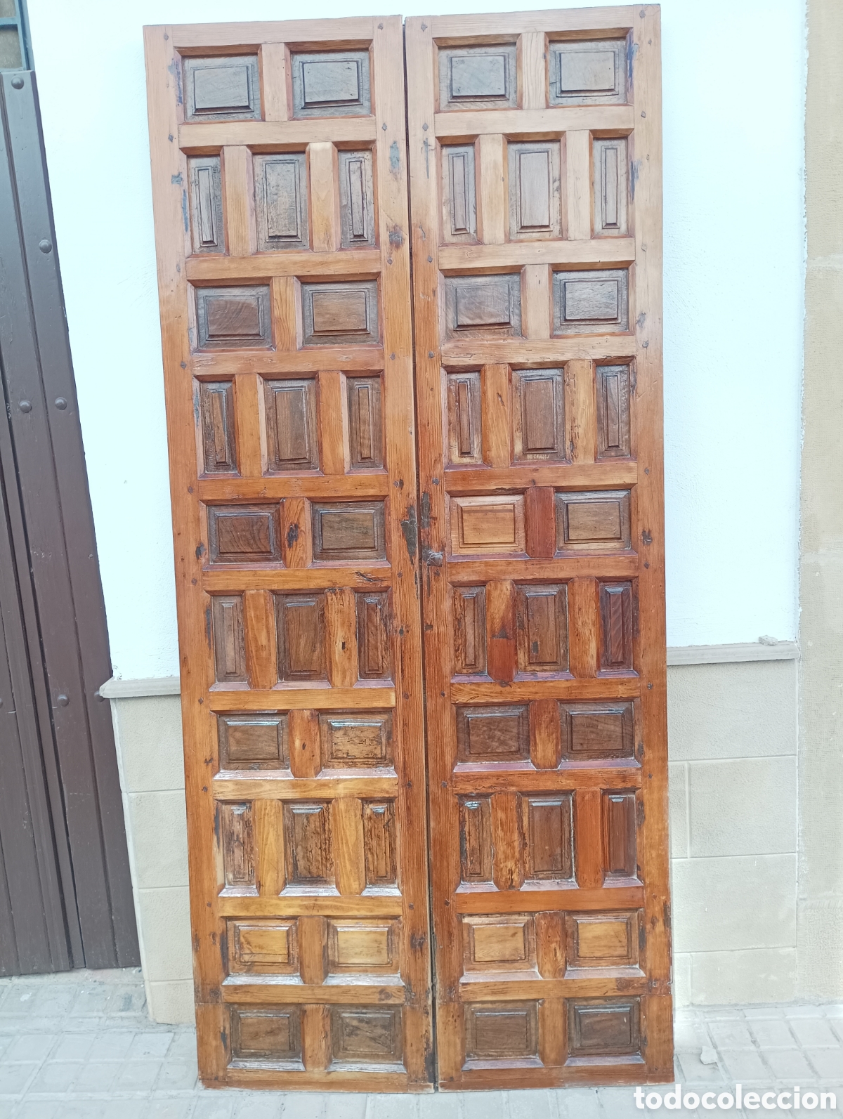 Antig&uuml;edades: PUERTA ANTIGUA DE MADERA - Foto 2