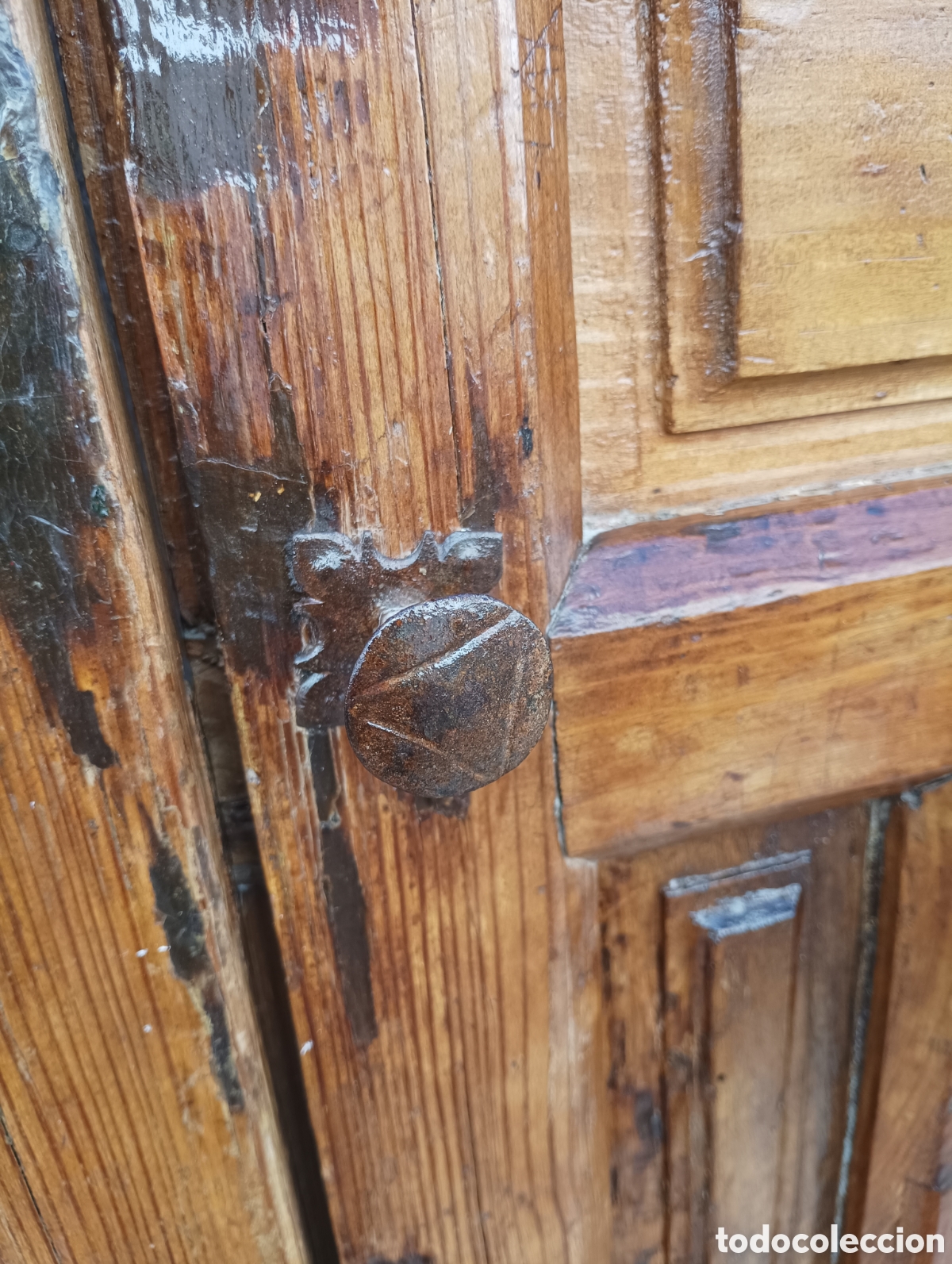 Antig&uuml;edades: PUERTA ANTIGUA DE MADERA - Foto 3