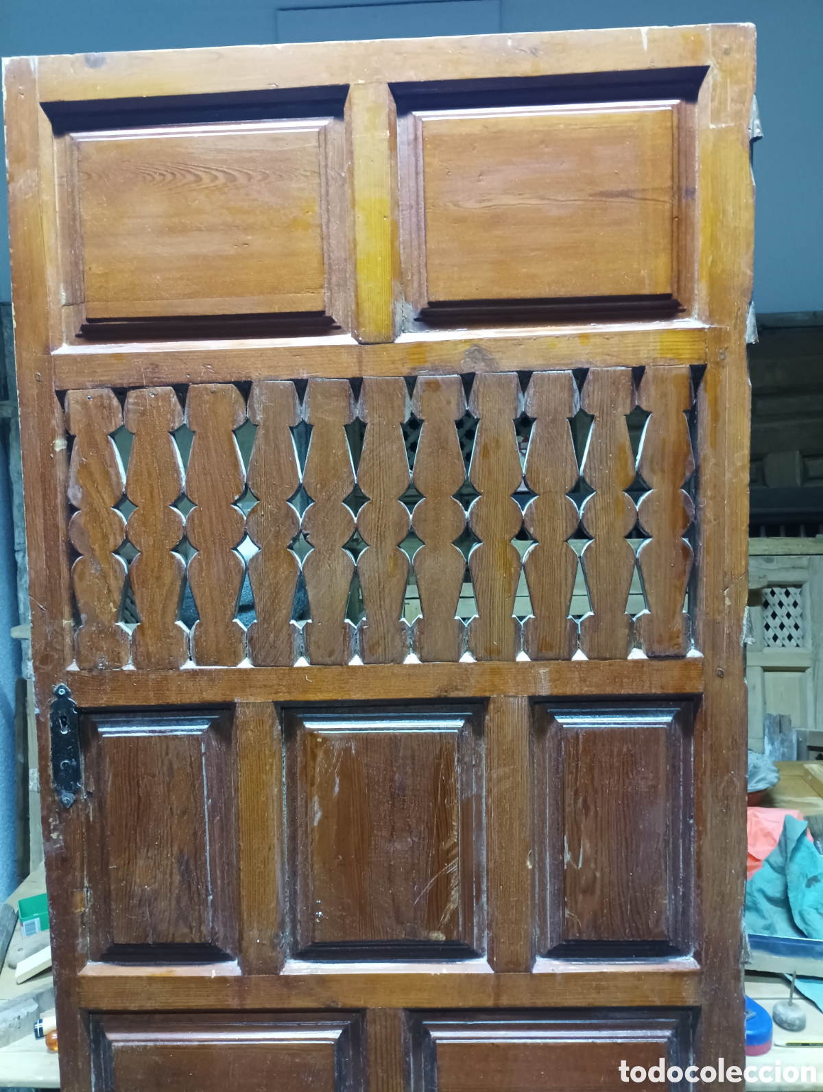 Antig&uuml;edades: PUERTA ANTIGUA DE MADERA - Foto 2