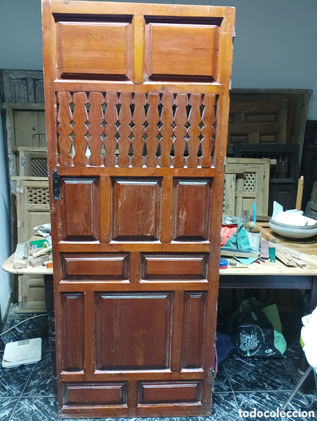 Antig&uuml;edades: PUERTA ANTIGUA DE MADERA