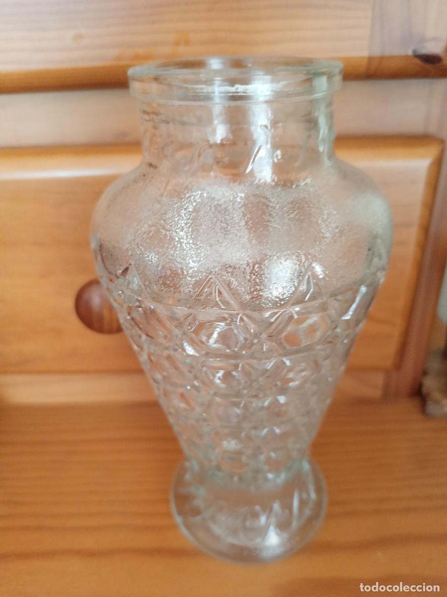 Antig&uuml;edades: Jarr&oacute;n Cristal Tallado a&ntilde;os 60