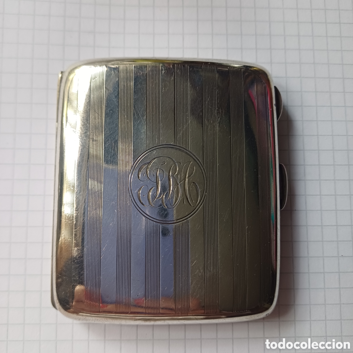 Antig&uuml;edades: Pitillera plata inglesa