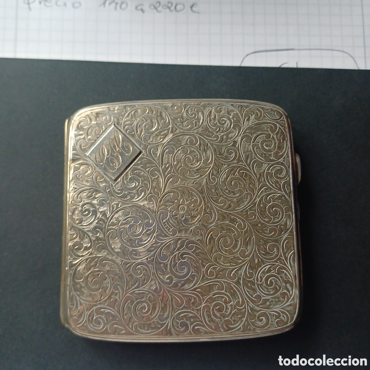 Antig&uuml;edades: Pitillera inglesa plata