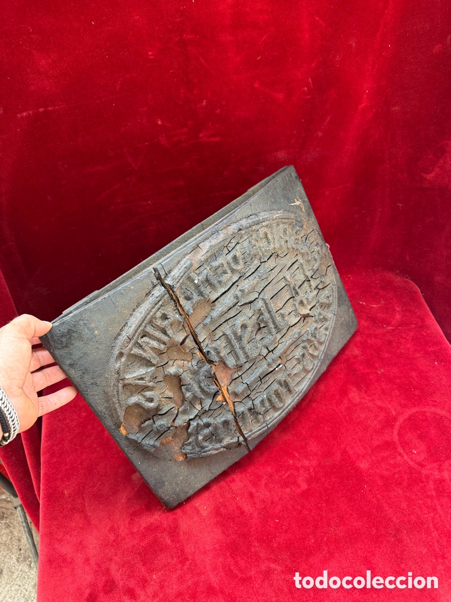Antig&uuml;edades: Gran sello para sacos de molino,La Jesusa(Tortosa)!