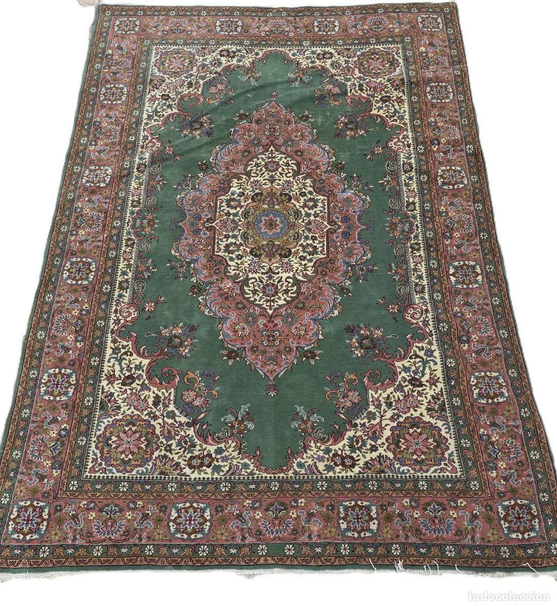 Antig&uuml;edades: Alfombra persa estilo Kerman - Foto 5