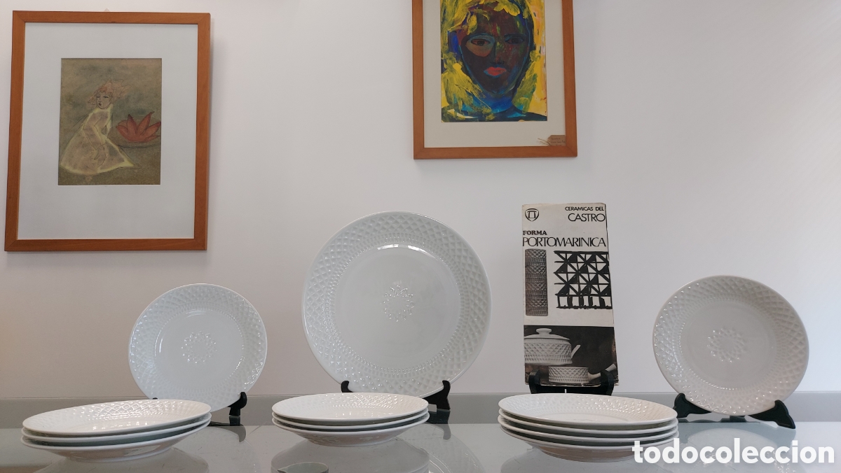 Antig&uuml;edades: Juego merienda O Castro a&ntilde;o 1969