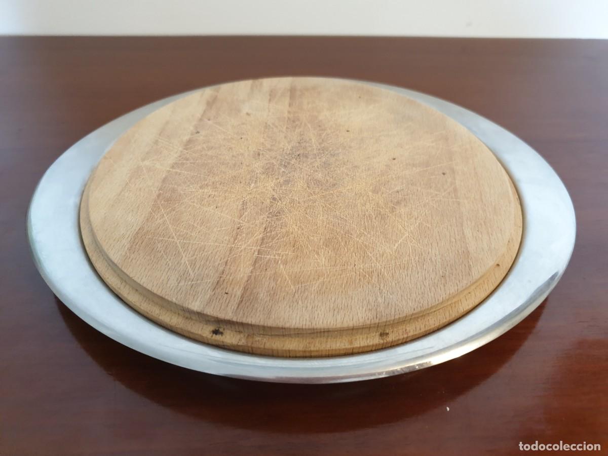 Antig&uuml;edades: ANTIGUA TABLA / PLATO PULPO VINTAGE BRA &ndash; ACERO INOXIDABLE 18/8 (A&Ntilde;OS 80)
