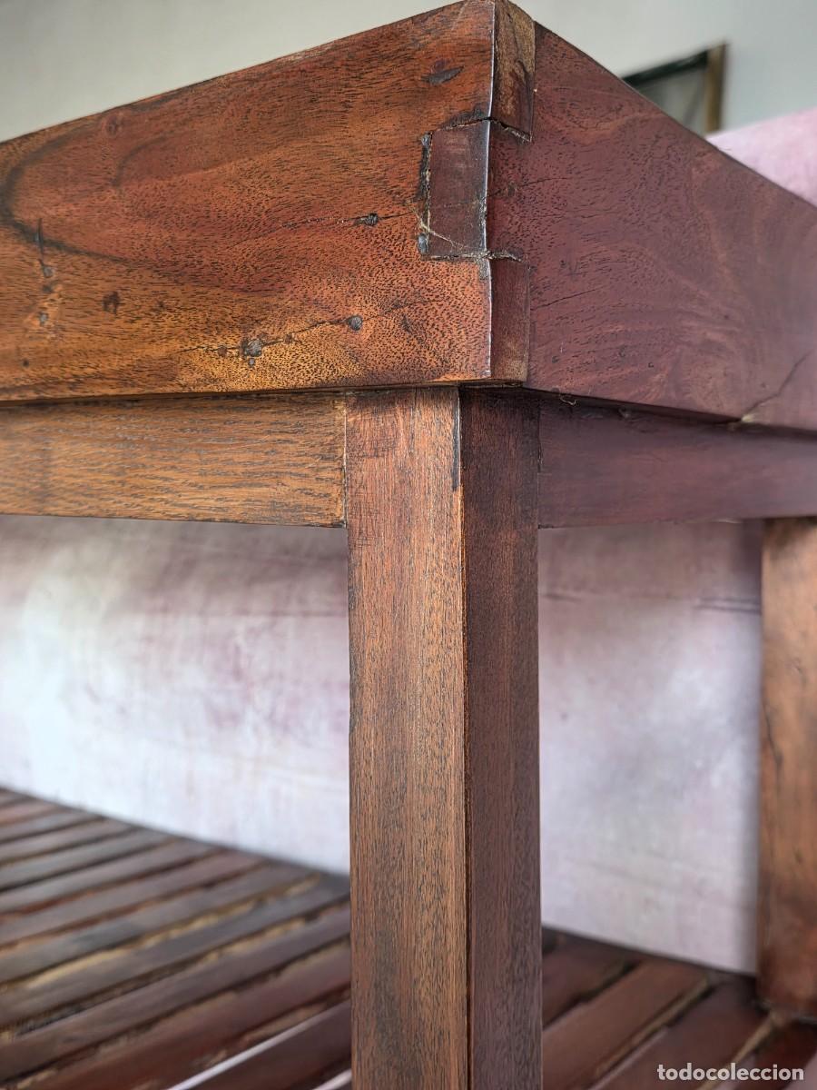 Antig&uuml;edades: Estanter&iacute;a de madera maciza - Foto 2