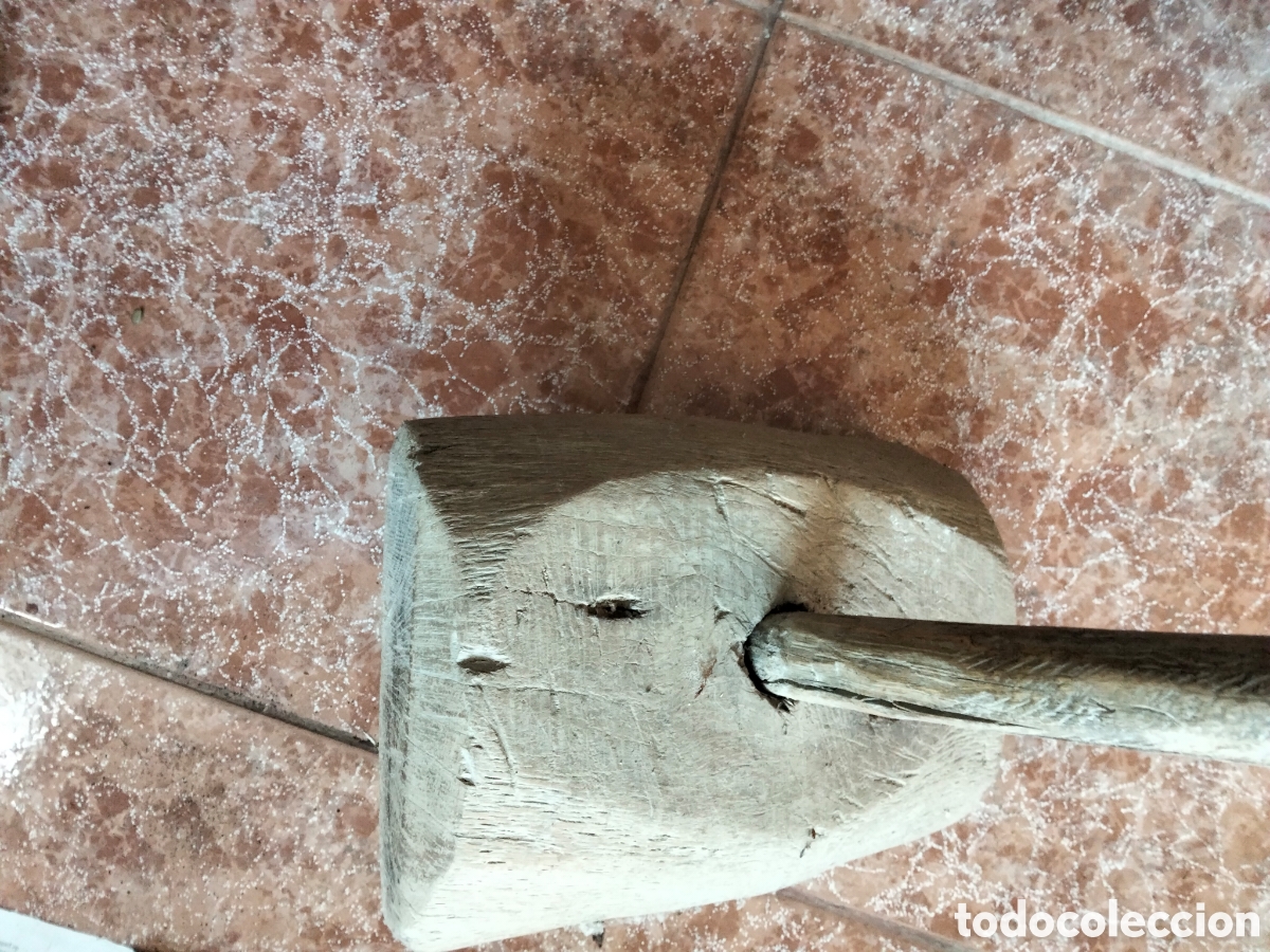 Antig&uuml;edades: PISON ANTIGUO DE MADERA - Foto 2