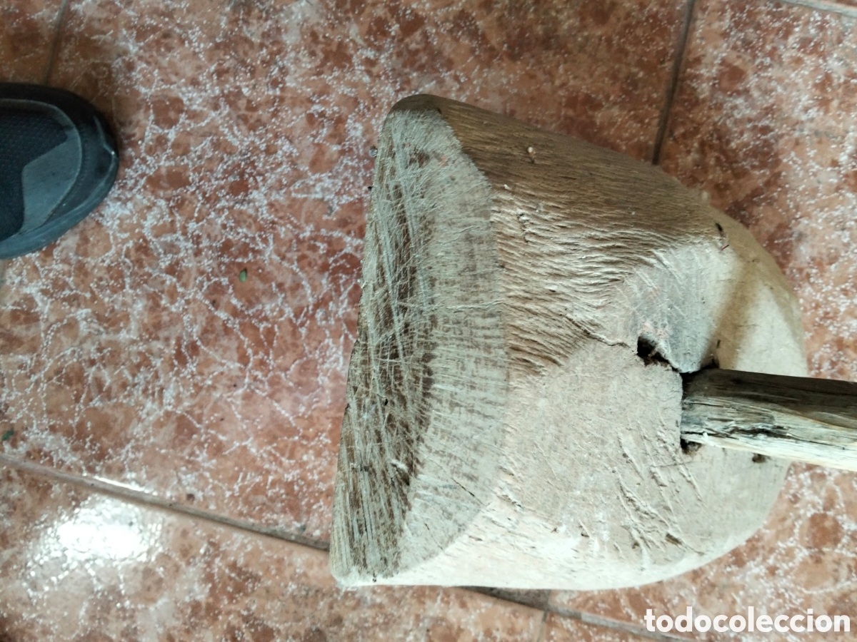 Antig&uuml;edades: PISON ANTIGUO DE MADERA - Foto 3