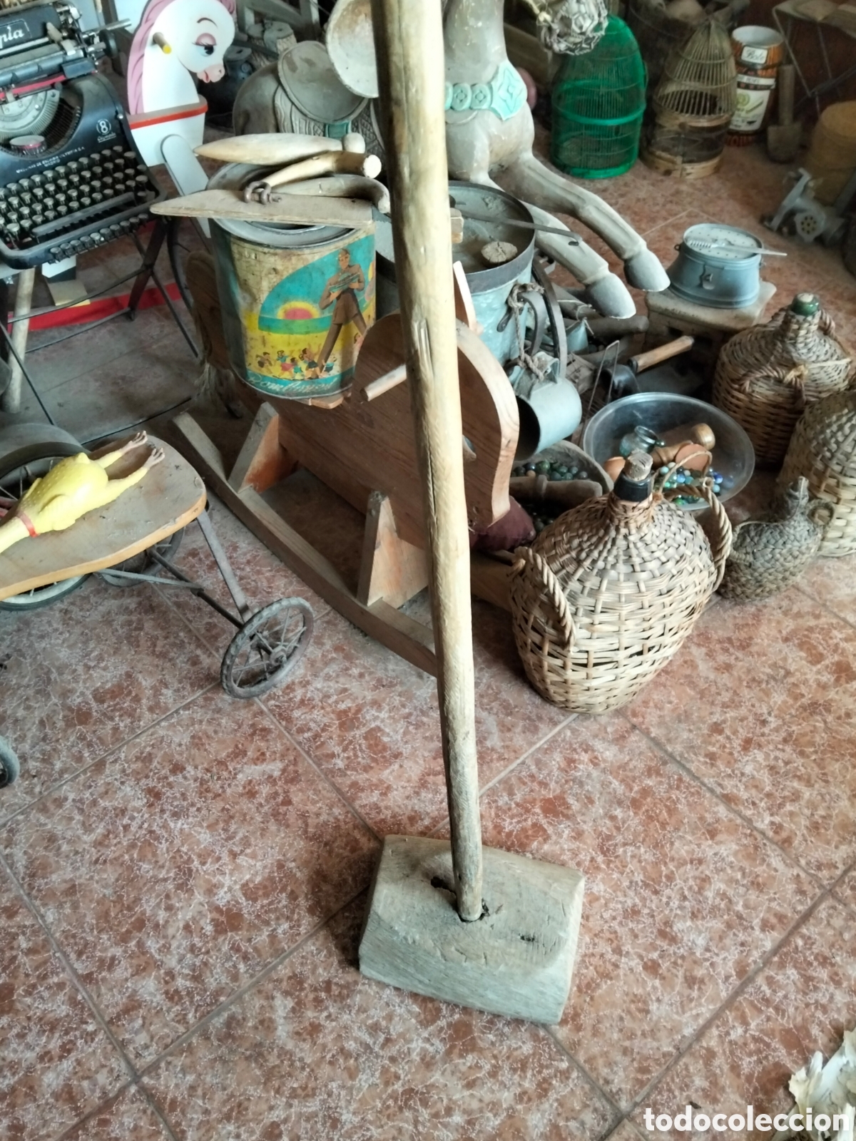 Antig&uuml;edades: PISON ANTIGUO DE MADERA - Foto 5