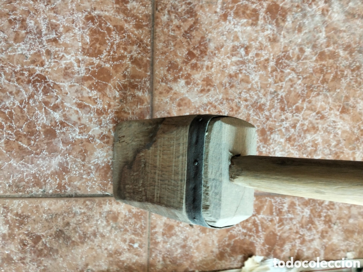 Antig&uuml;edades: ANTIGUO PISON DE MADERA - Foto 2