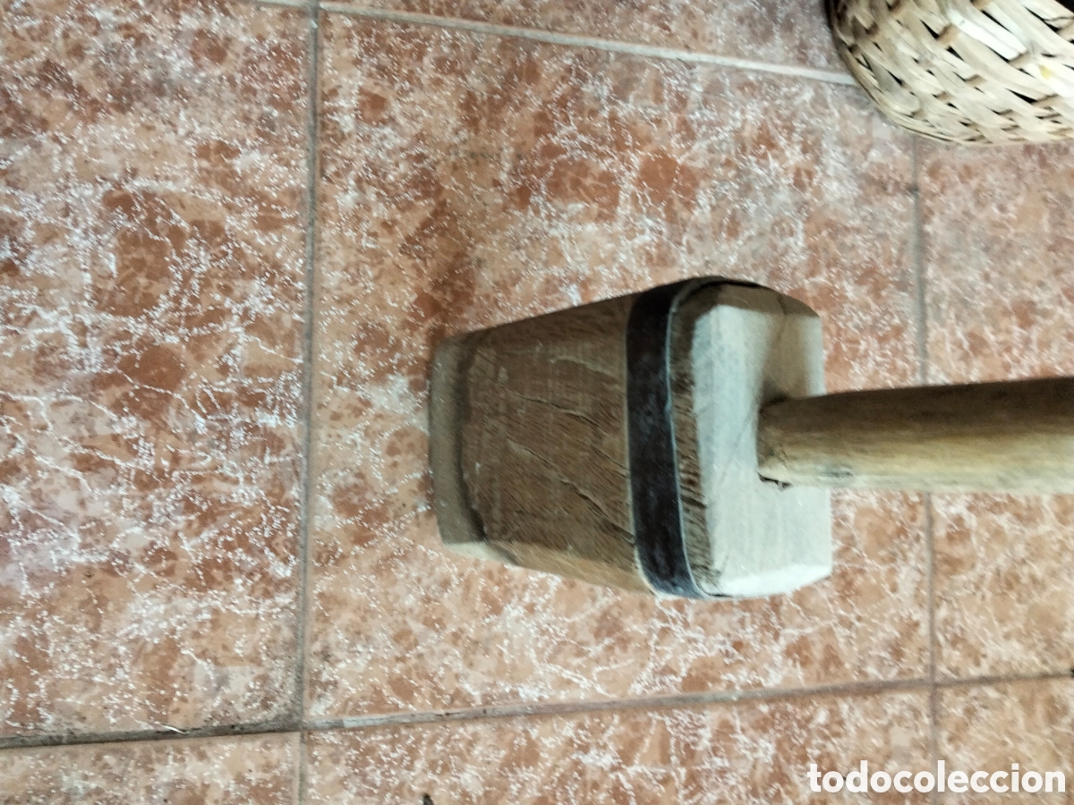 Antig&uuml;edades: ANTIGUO PISON DE MADERA - Foto 3