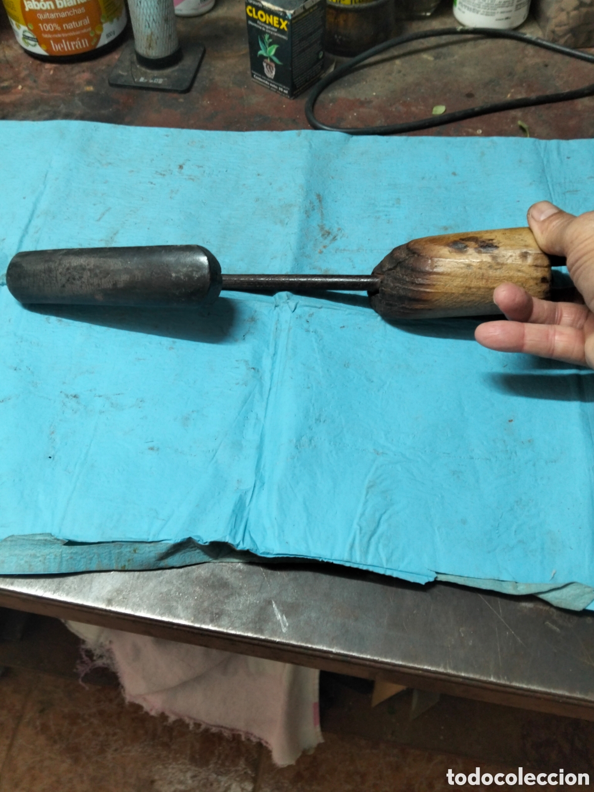 Antig&uuml;edades: ANTIGUA PLANCHA DE CARBON - Foto 5