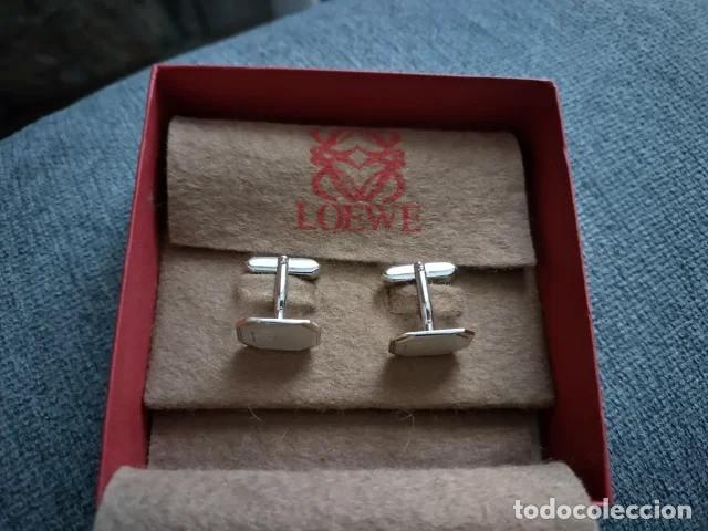 Antig&uuml;edades: GEMELOS LOEWE DE 1989 PLATA LEY 925 BANESTO MARIO CONDE