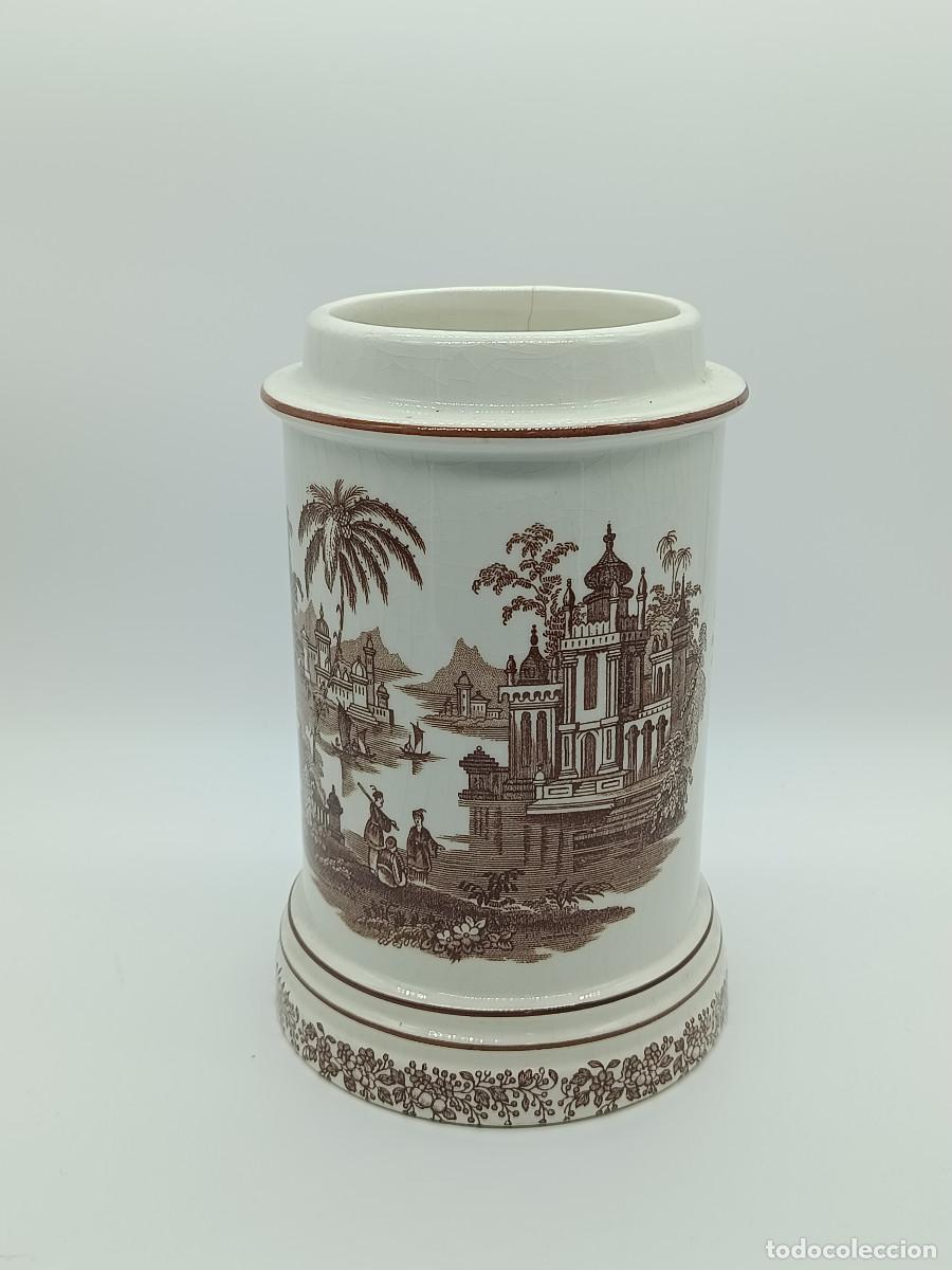 Antig&uuml;edades: TARRO VINTAGE CERAMICA LA CARTUJA DE SEVILLA PICKMAN S.A. LEER DESCRIPCION. MYJ.
