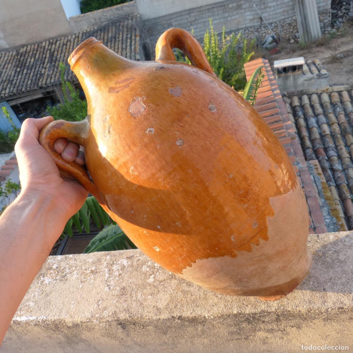 Antig&uuml;edades: Antiguo c&aacute;ntaro de aguardiente de priego, 42,5cm. 3898gr.