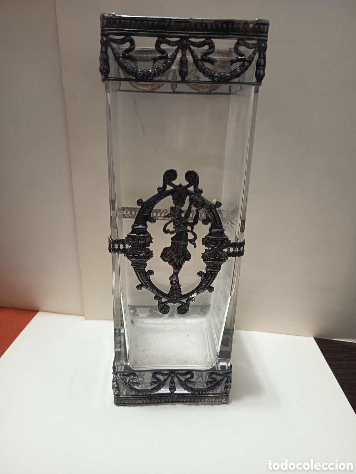 Antig&uuml;edades: Jarr&oacute;n Modernista cristal de roca Topacio