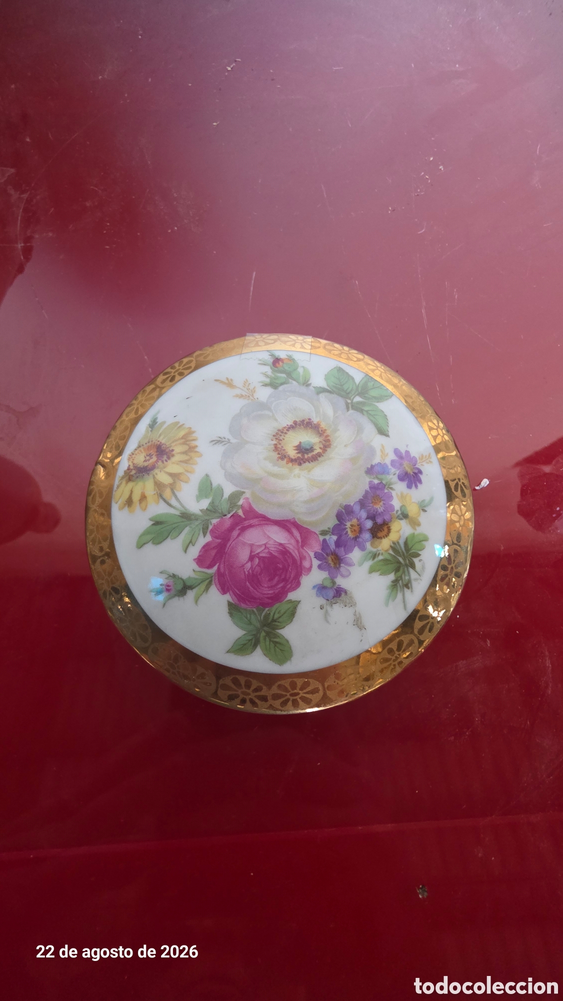 Antig&uuml;edades: Caja joyero porcelana francesa limoges