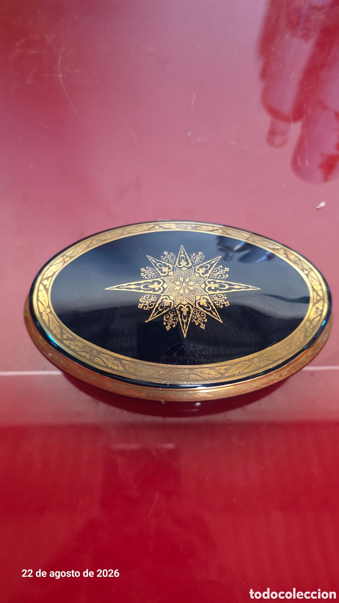 Antig&uuml;edades: Caja joyero porcelana francesa limoges