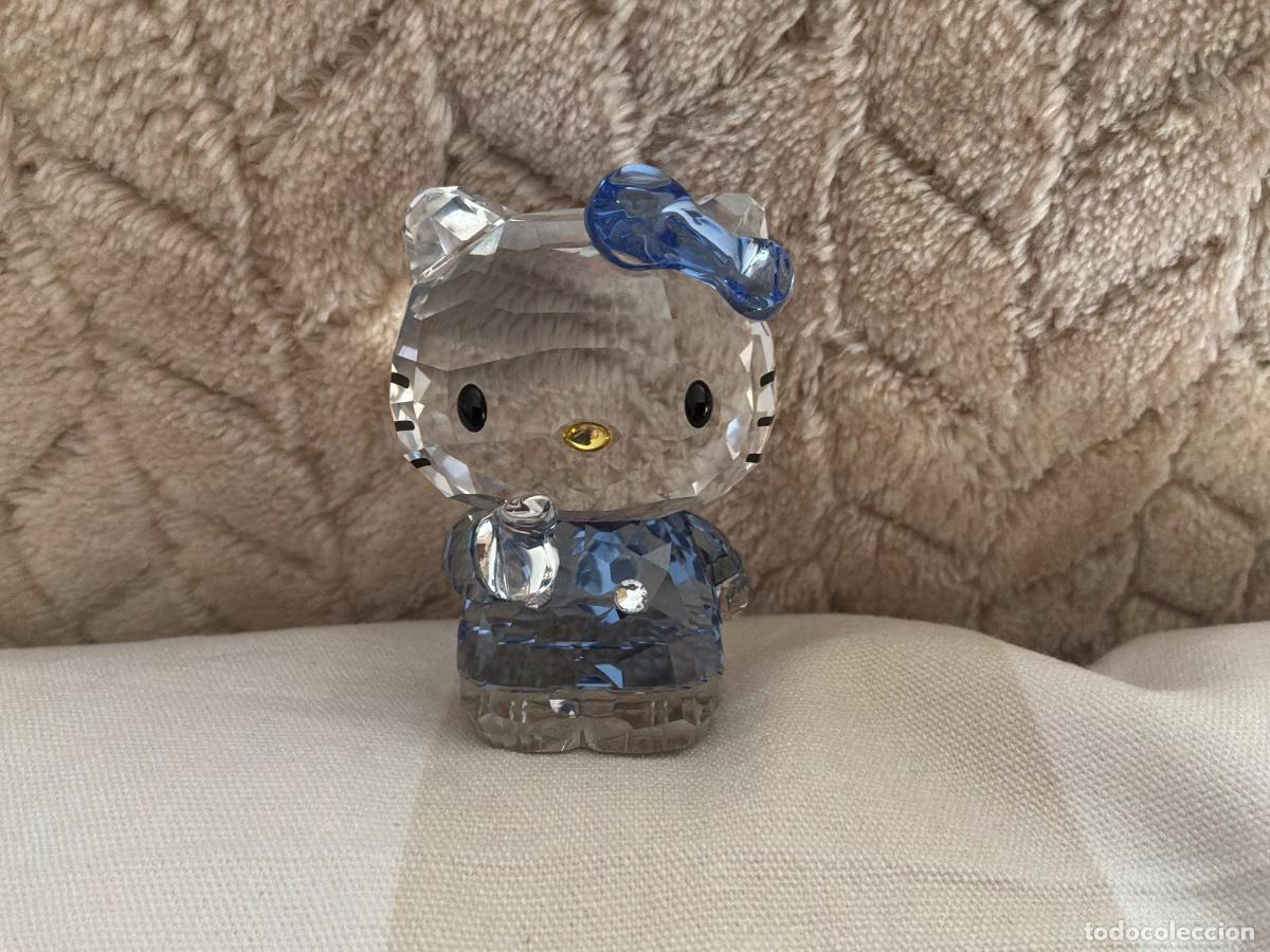 Antig&uuml;edades: Hello Kitty Blue Bow Cristal Swarosky