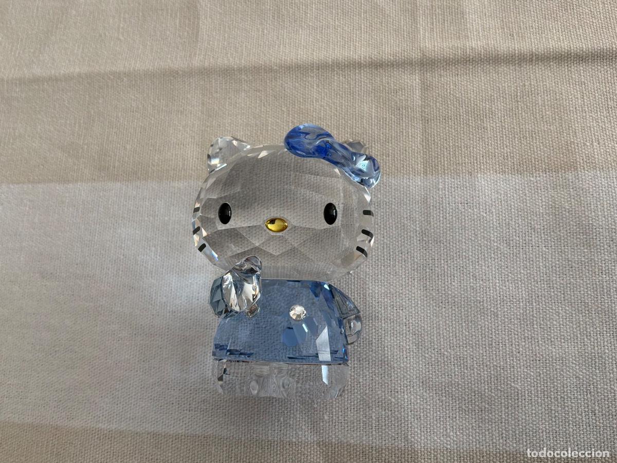 Antig&uuml;edades: Hello Kitty Blue Bow Cristal Swarosky - Foto 3