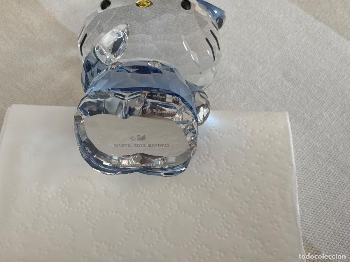 Antig&uuml;edades: Hello Kitty Blue Bow Cristal Swarosky - Foto 6