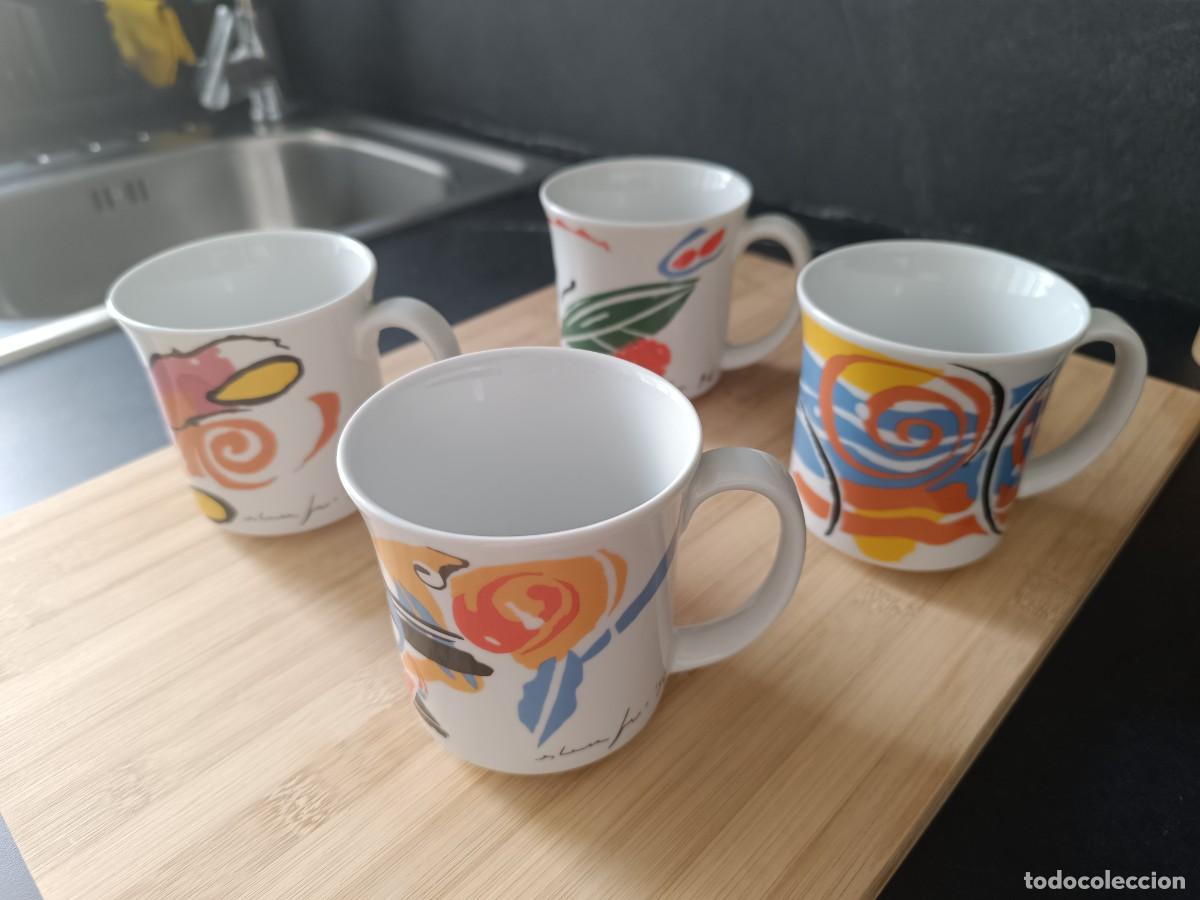 Antig&uuml;edades: Set Cuatro Tazas Nescaf&eacute; Edici&oacute;n Exclusiva 1996