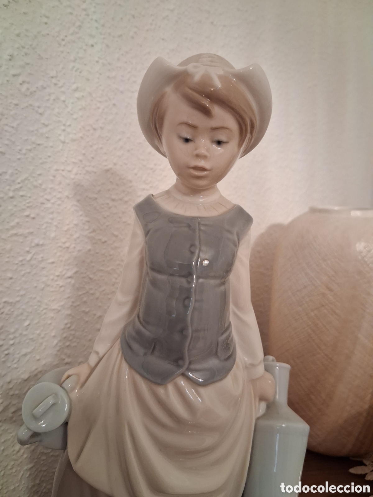 Antig&uuml;edades: Figura Lladro la lechera - Foto 2